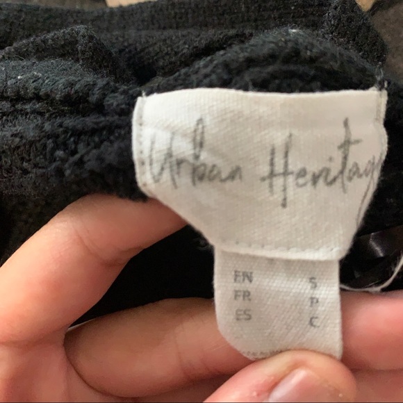 Urban Heritage Knit Cardigan Criss Cross Back - Picture 9 of 9